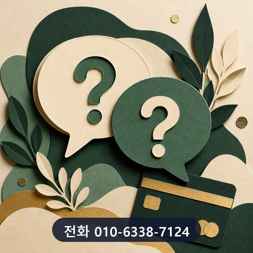 카드 포인트 현금화 자주 묻는 질문 이미지